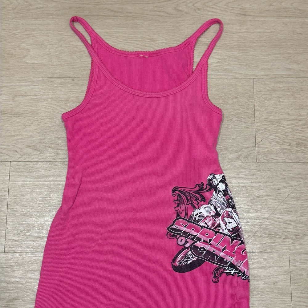 Vintage Y2K Harley Davidson Babydoll Tank Top